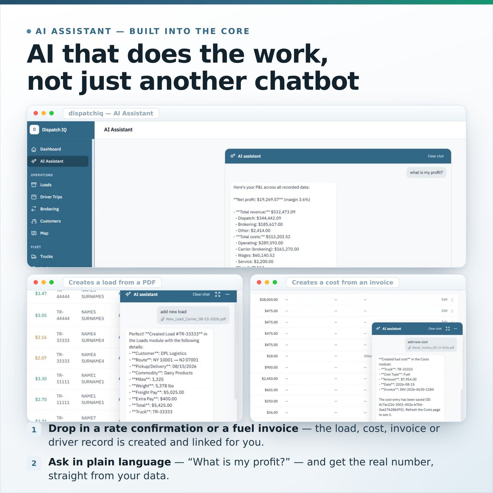 AI-Powered Trucking Management Software (Web App) - Image 2