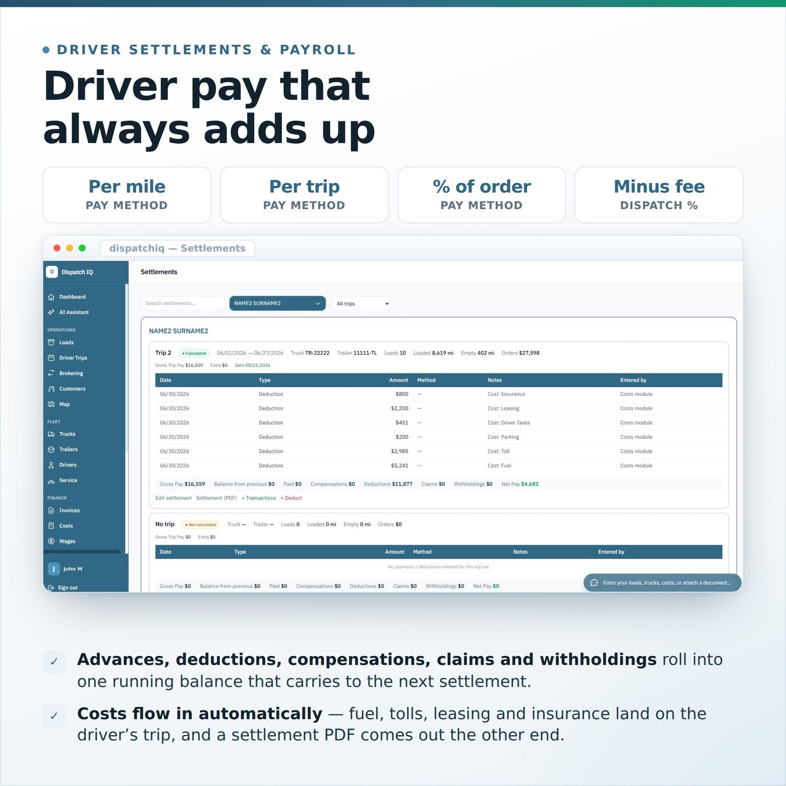 AI-Powered Trucking Management Software (Web App) - Image 6