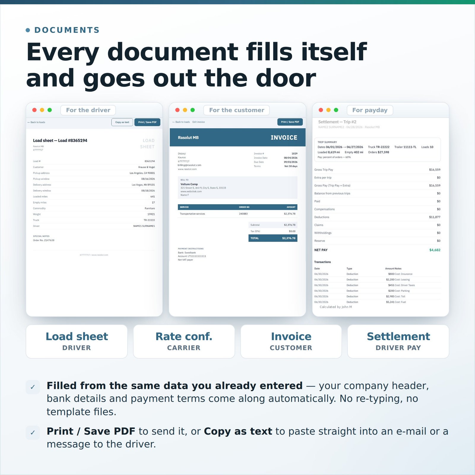 AI-Powered Trucking Management Software (Web App) - Image 7